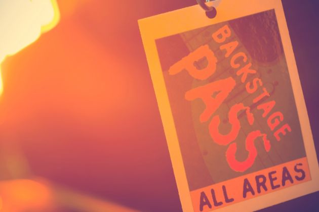ticket backstage pass